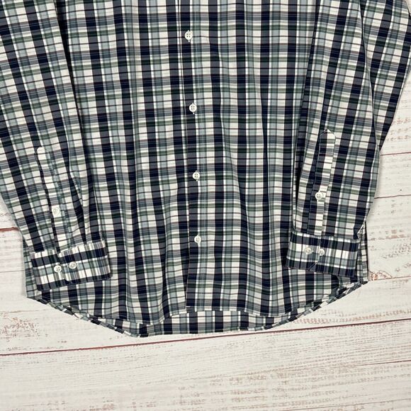 Mizzen + Main Mens Button Shirt XXL Trim Fit Stretch Multicolor Check Leeward - Picture 4 of 11